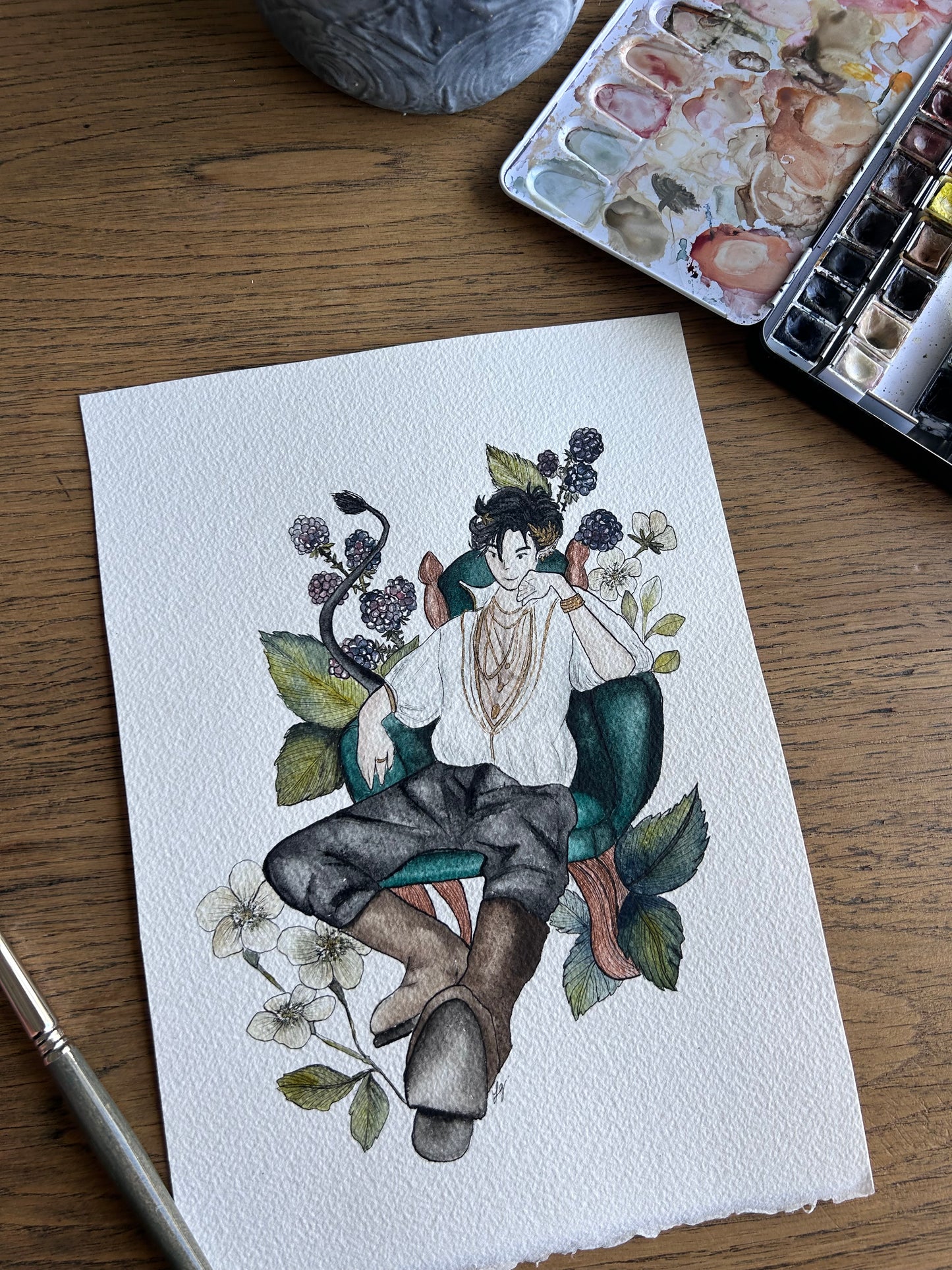 AQUARELLE ORIGINALE- Le Prince Cardan