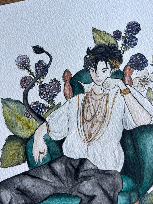 AQUARELLE ORIGINALE- Le Prince Cardan
