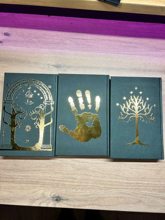 Trilogie Le Seigneur des Anneaux en simili cuir