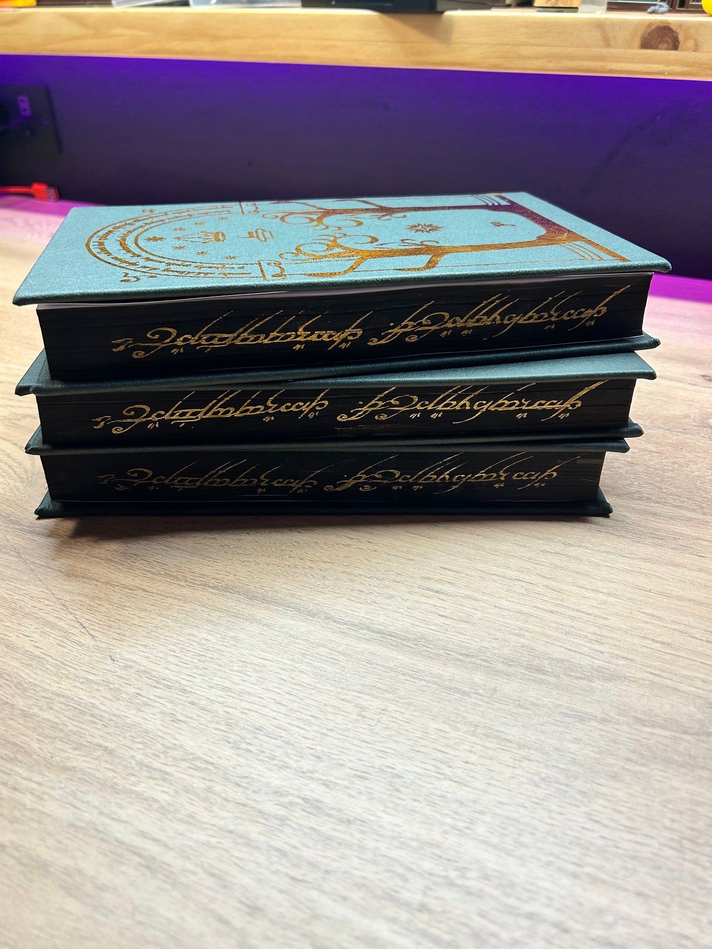 Trilogie Le Seigneur des Anneaux en simili cuir