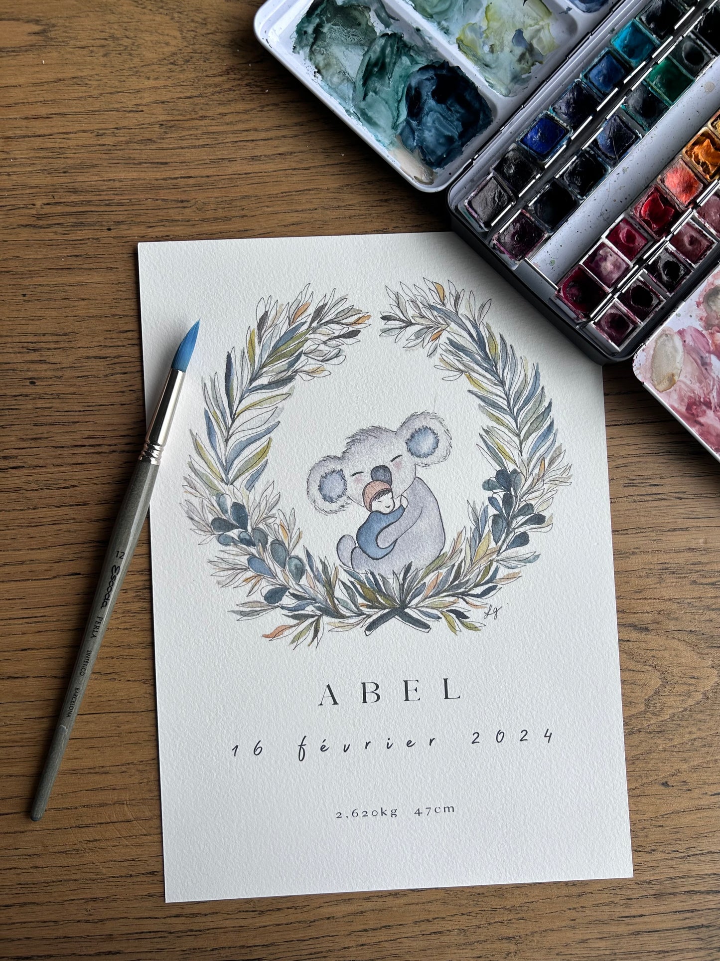 Affiche de Naissance Koala