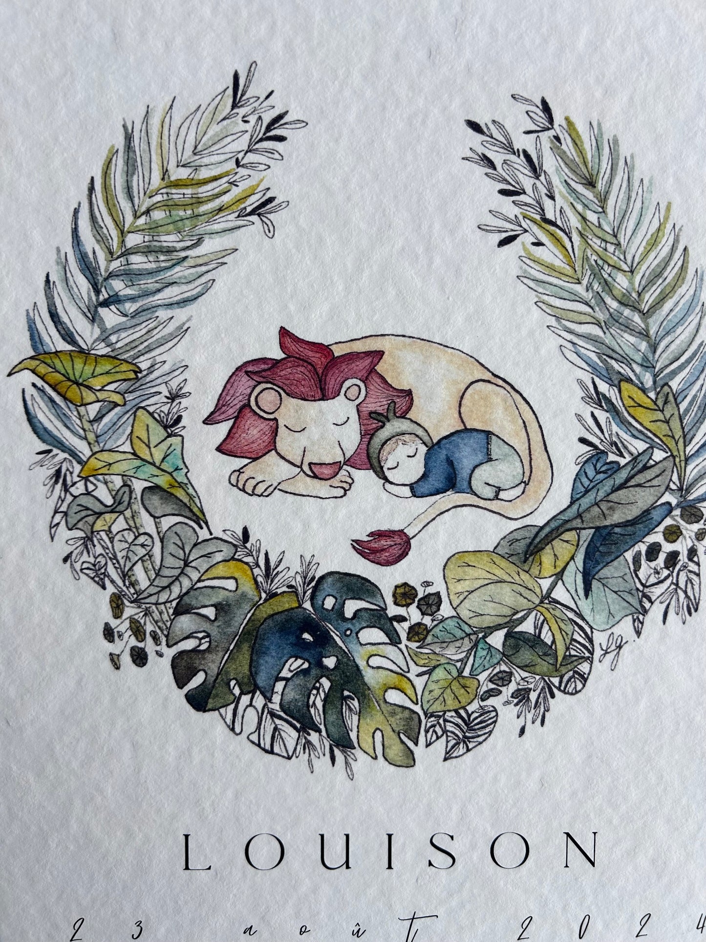 Affiche de Naissance Lion