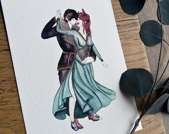 Print Prince Cardan et Jude Duarte danse