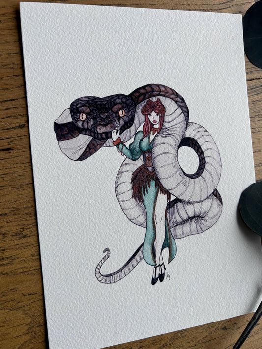 Print Jude Duarte et le serpent