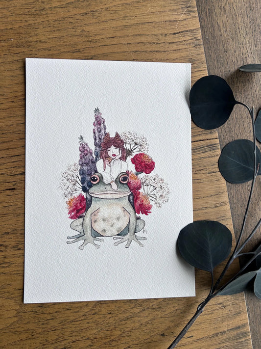 Print Jude Duarte et son crapaud