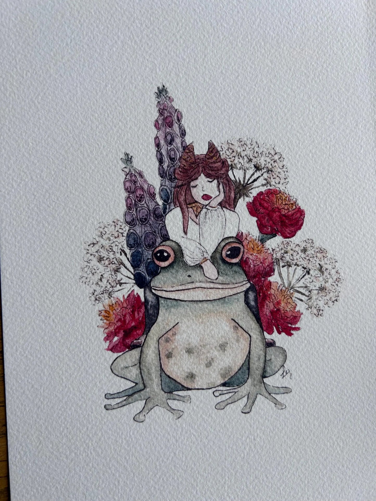 Print Jude Duarte et son crapaud