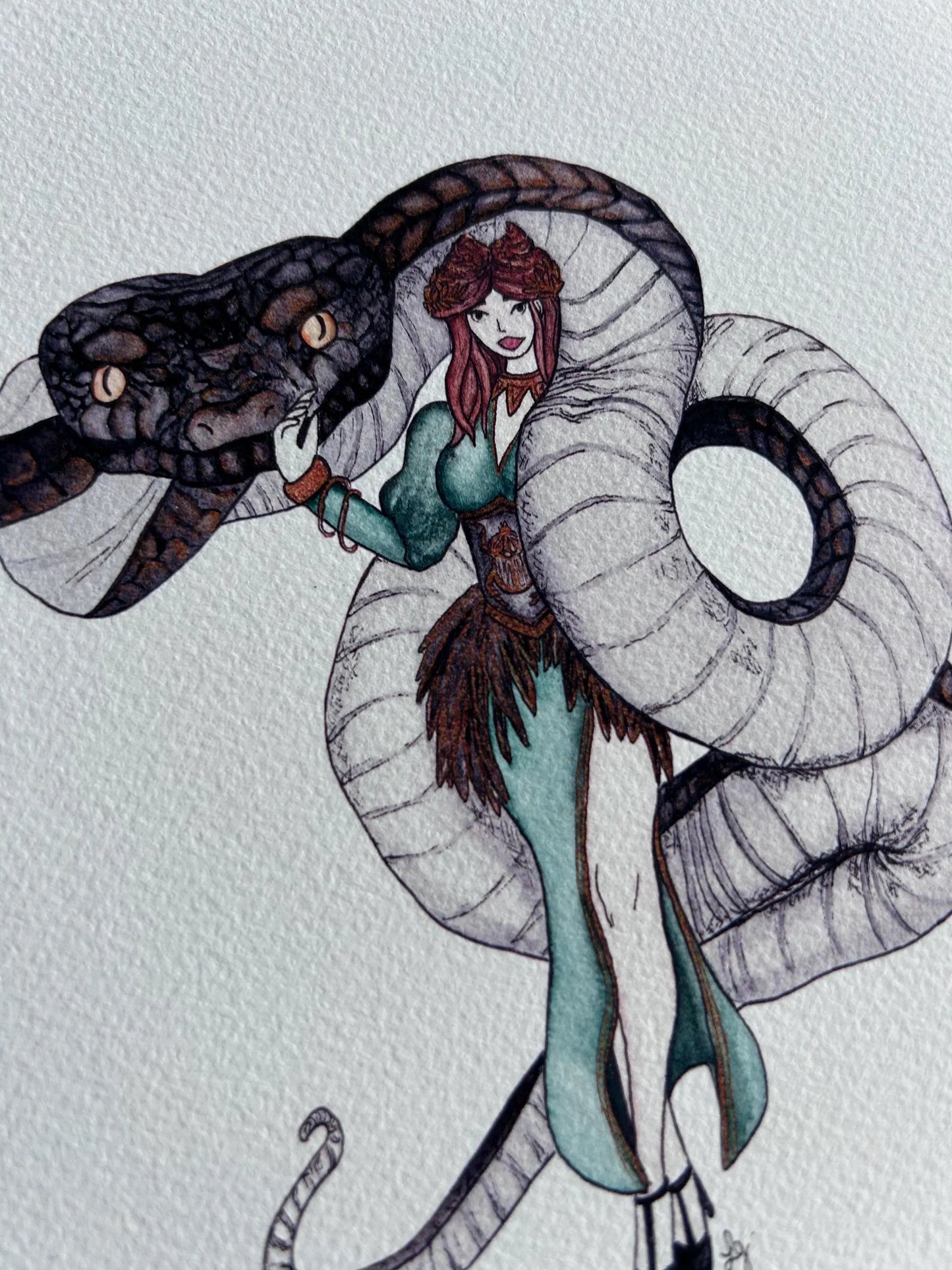 Print Jude Duarte et le serpent