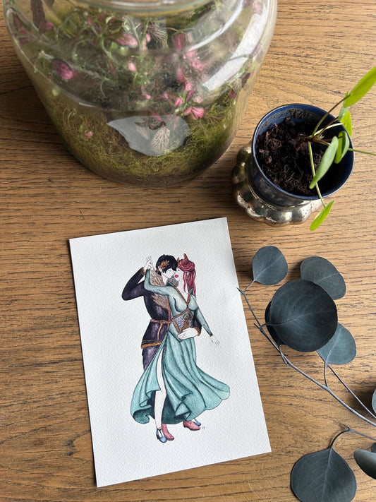 Print Prince Cardan et Jude Duarte danse