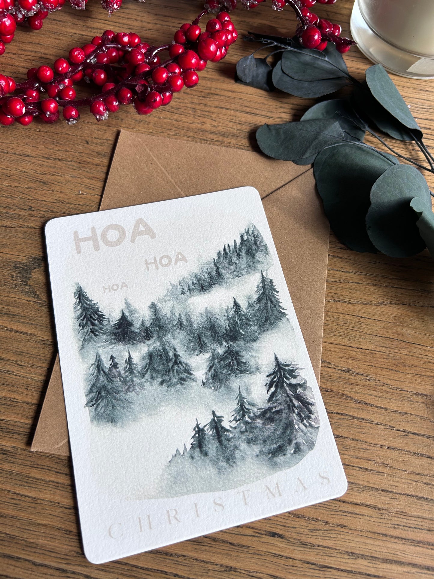 Lot de 9 cartes postales de Noël – Magie & Paysages enchantés