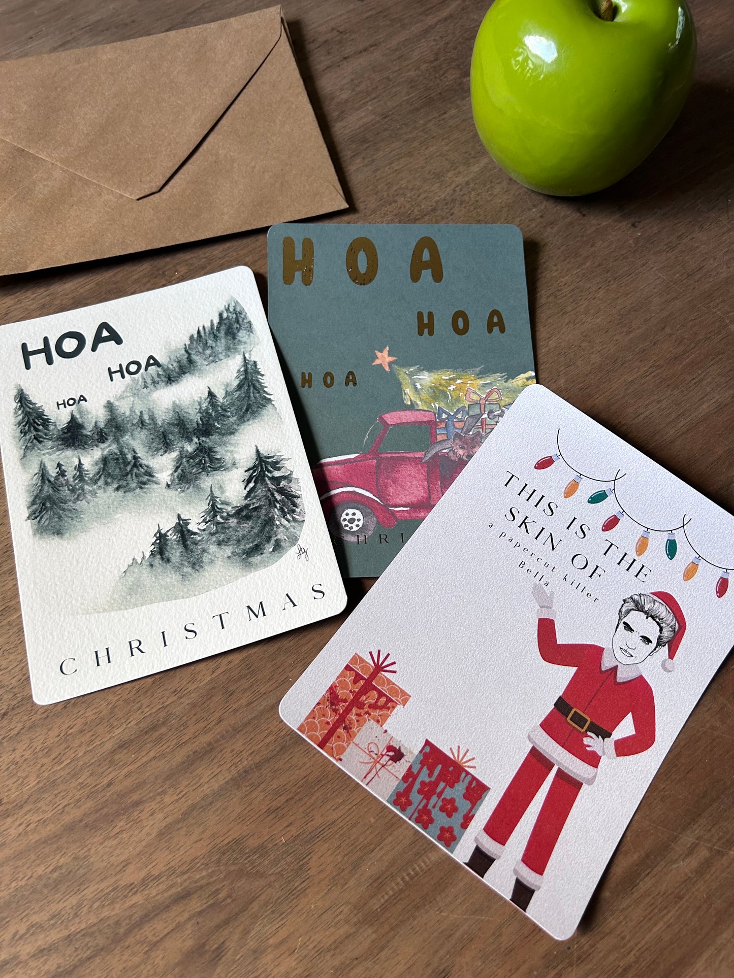 Lot de 3 cartes postales – Twilight and the HOA HOA HOA Season