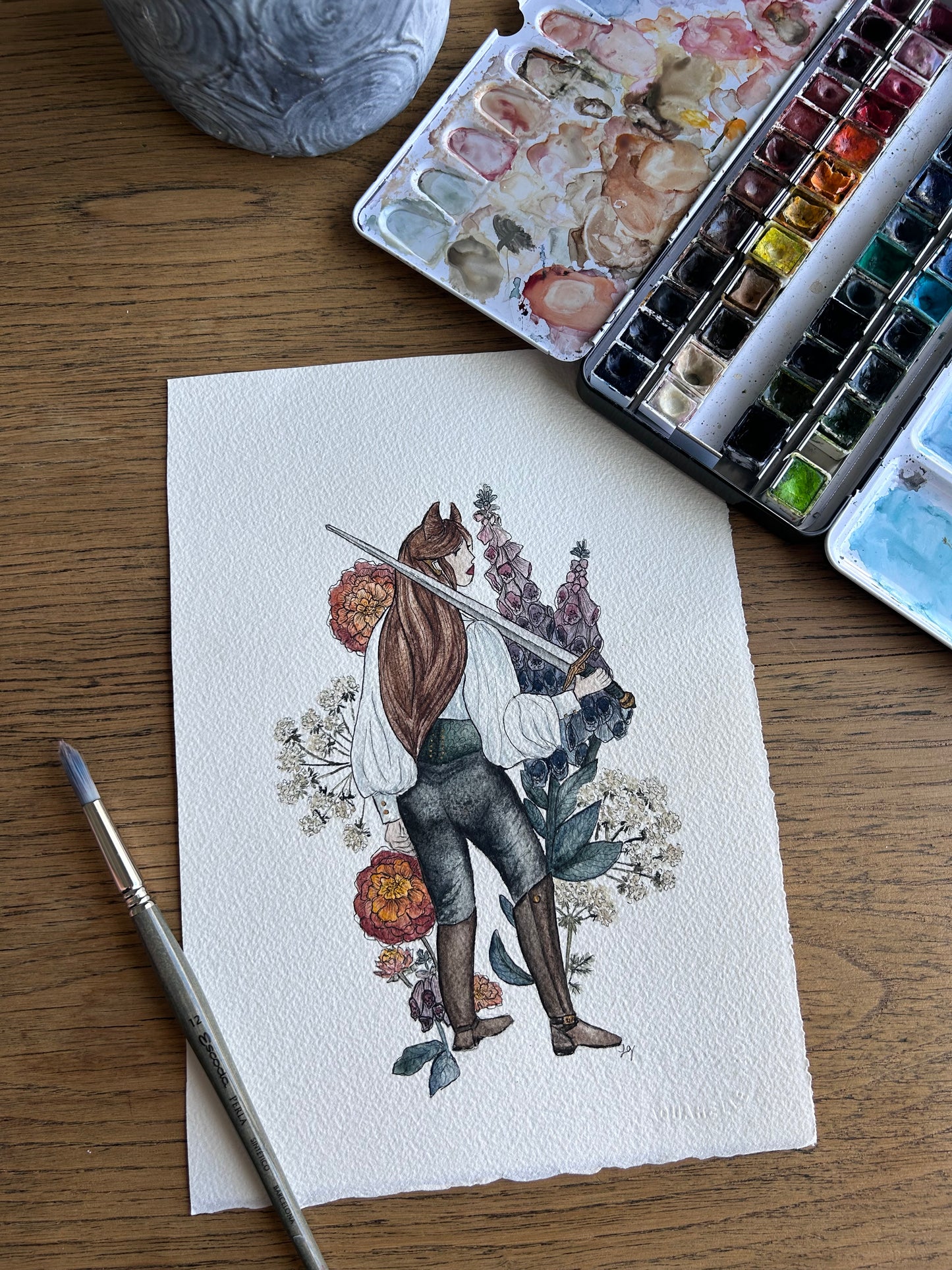 AQUARELLE ORIGINALE- Jude Duarte