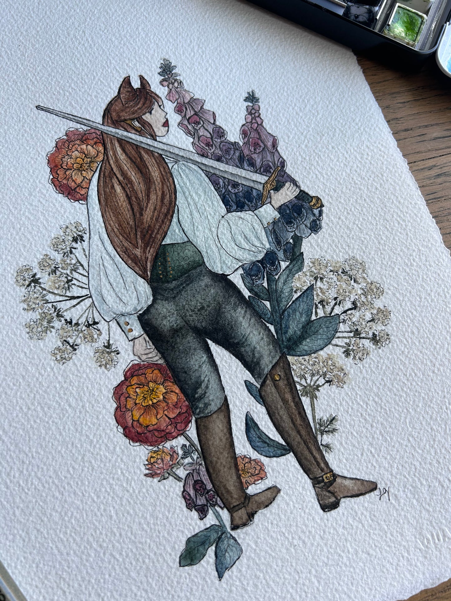 AQUARELLE ORIGINALE- Jude Duarte