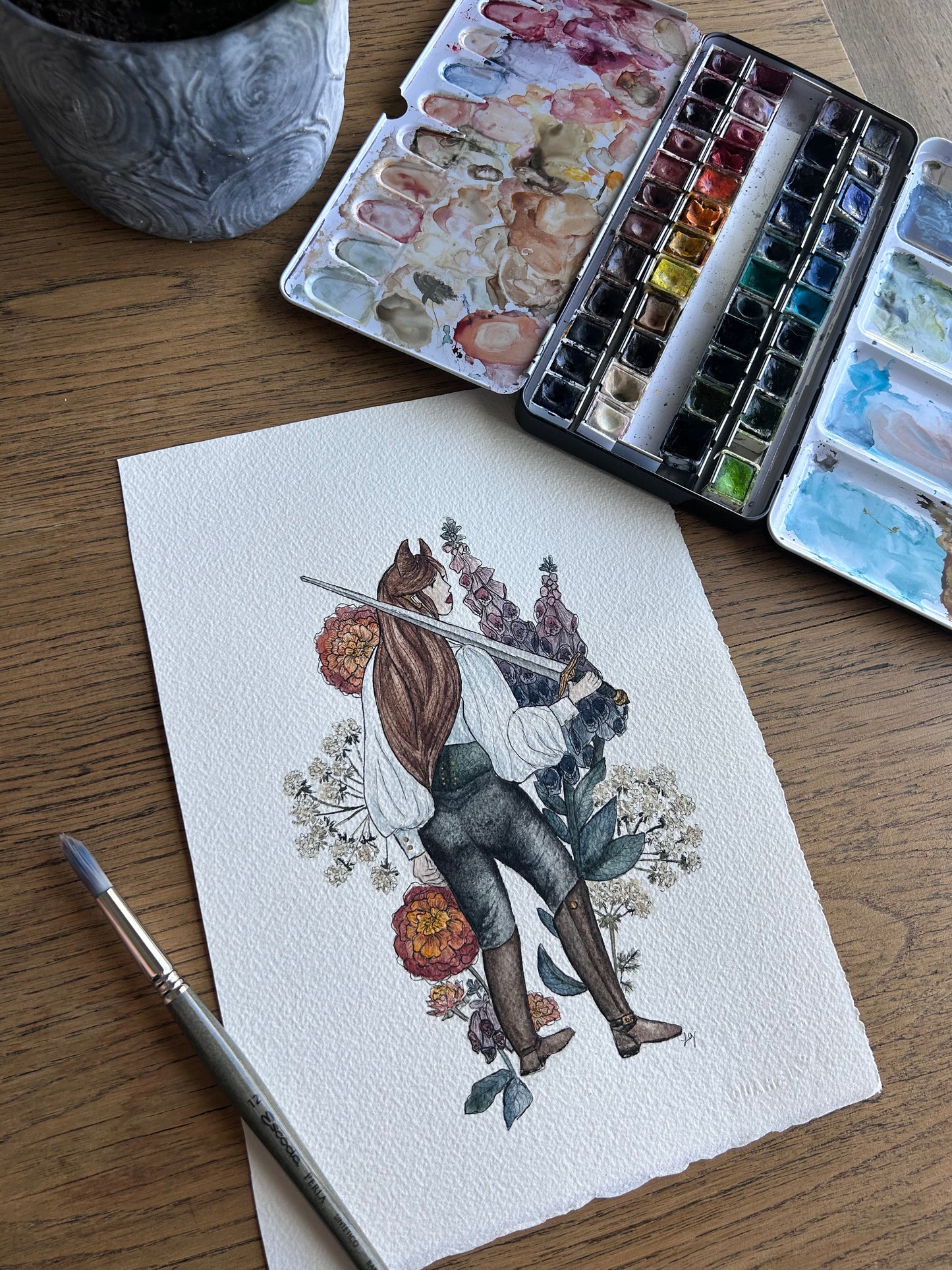AQUARELLE ORIGINALE- Jude Duarte