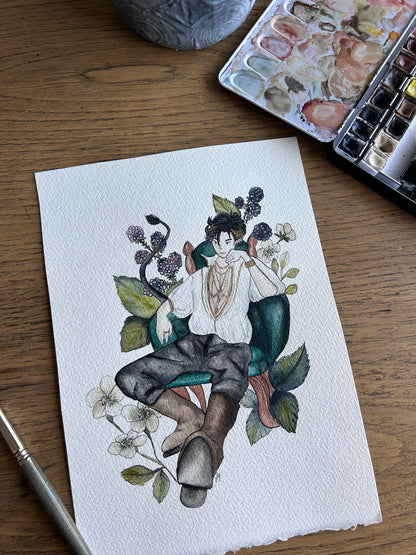 AQUARELLE ORIGINALE- Le Prince Cardan