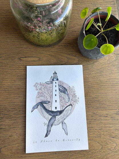 Print Le Phare de Biarritz