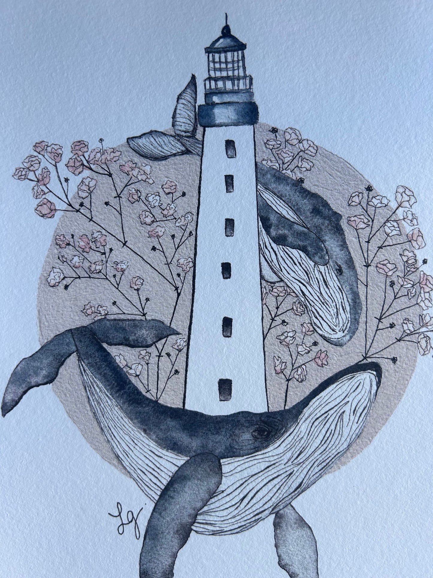 Print Le Phare de Biarritz