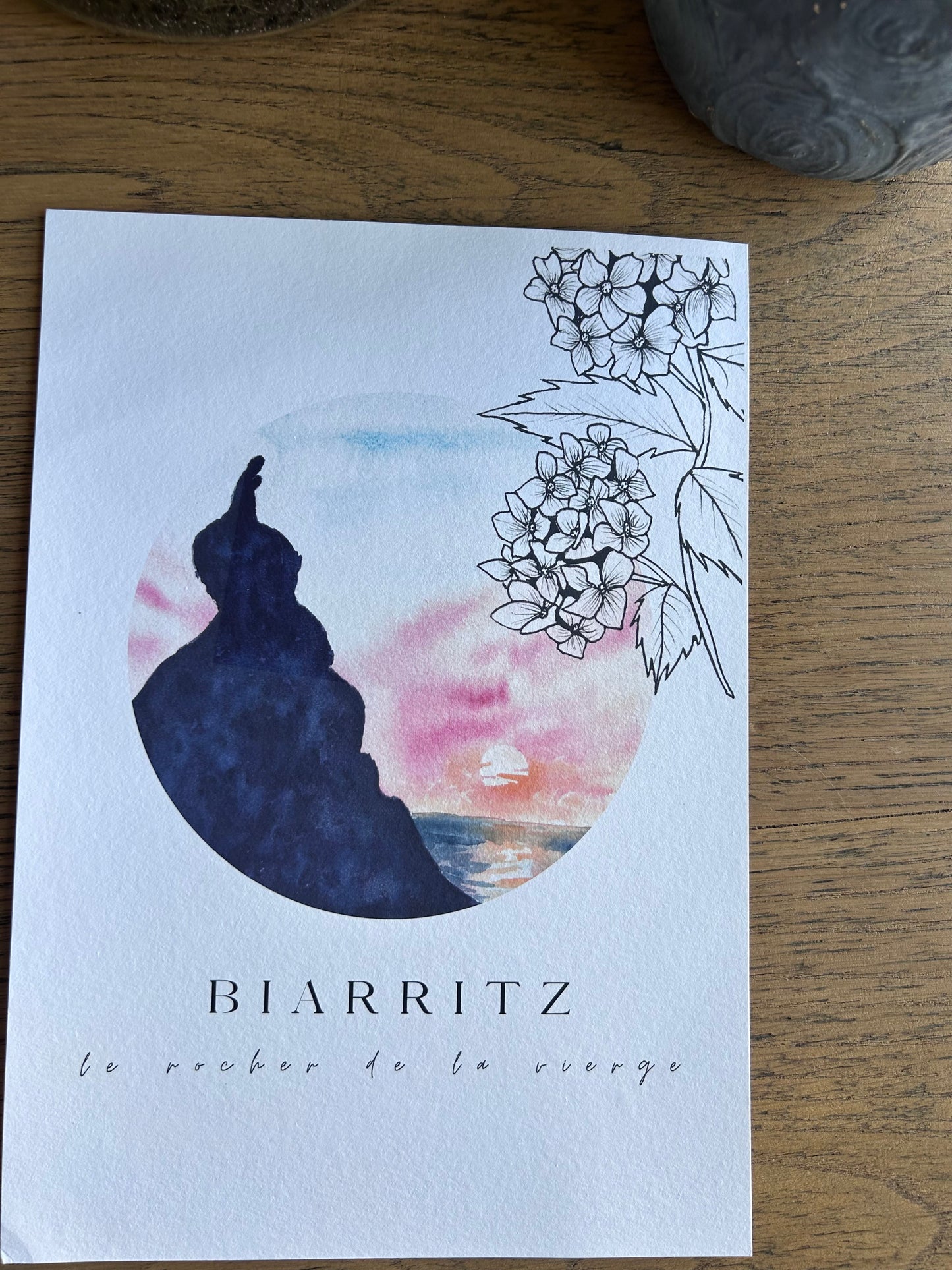 Print Biarritz, Le Rochez de la Vierge