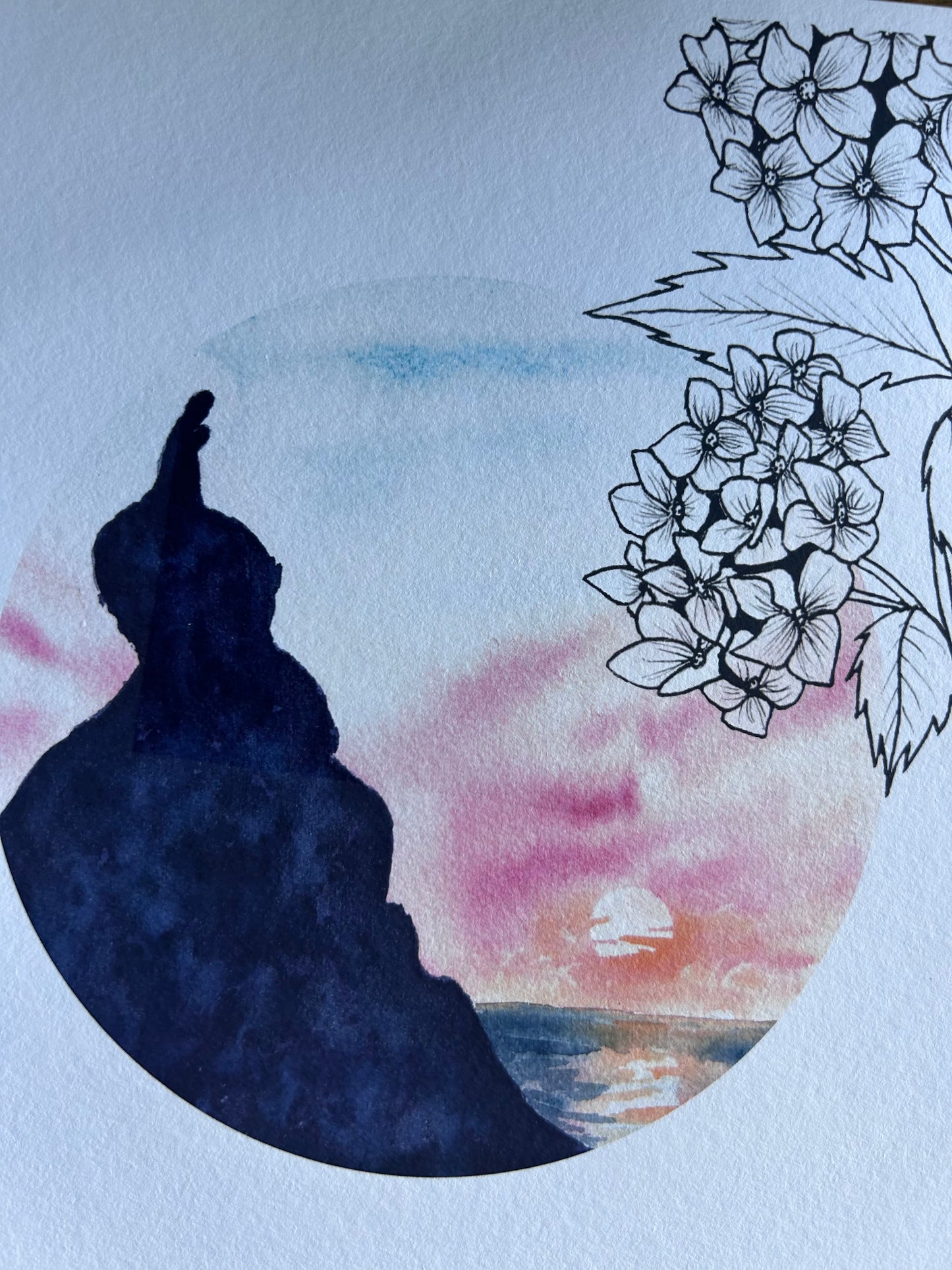 Print Biarritz, Le Rochez de la Vierge