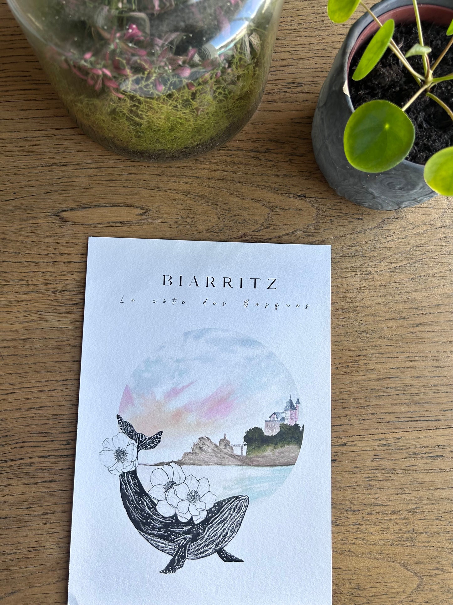 Print Biarritz, La Côte des Basques
