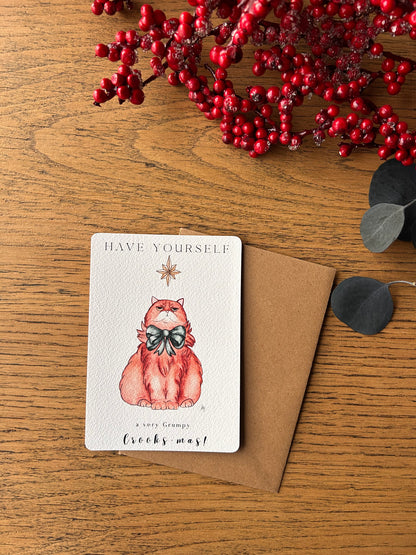 Lot de 5 cartes de Noël Harry Potter – Fine Art pour lecteurs & Dramione