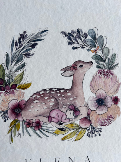 Affiche de Naissance Biche