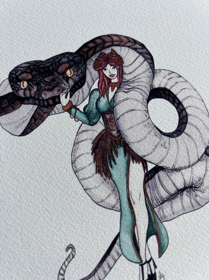 Print Jude Duarte et le serpent