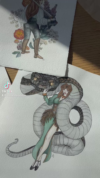 AQUARELLE ORIGINALE- Jude Duarte